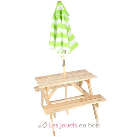 Mesa de picnic infantil con sombrilla ED-KG401 Esschert Design 3