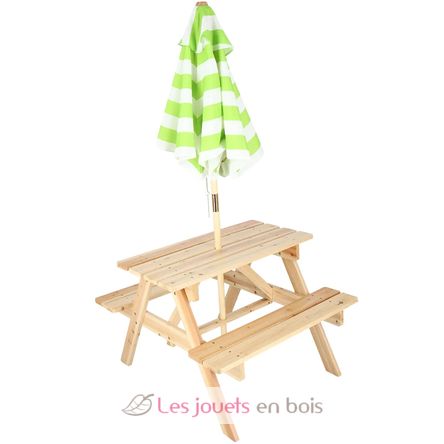 Mesa de picnic infantil con sombrilla ED-KG401 Esschert Design 4
