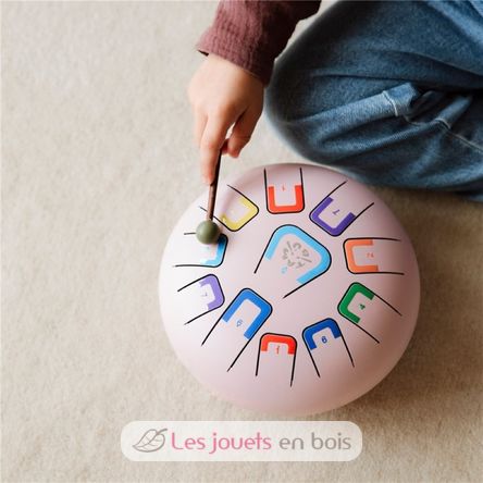 Tambor de lengüeta 11 notas rosa JCTMB08P Tambú 3