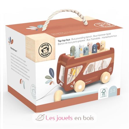 Autobús de arrastre y martillar SM-SP1017 Speedy Monkey 2