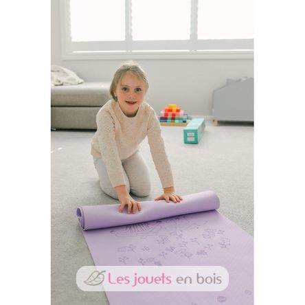 Esterilla de yoga para niños de color púrpura BUK-Y025 Buki France 3