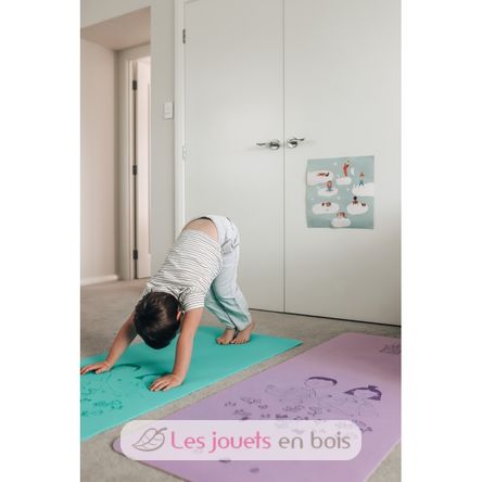 Esterilla de yoga para niños de color púrpura BUK-Y025 Buki France 4
