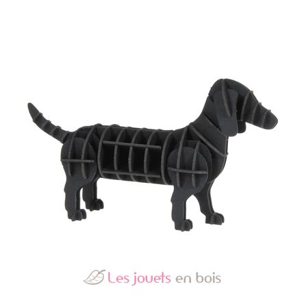 Modelo 3D de papel Perro Tejonero FRI-11610 Fridolin 1