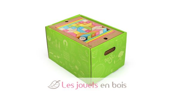 Bloques magnéticos Kit para el aula 240 unidades TG-240P-TNT-608T Tegu 3
