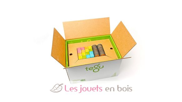 Bloques magnéticos Kit para el aula 130 unidades TG-K-12-001-SJG Tegu 5