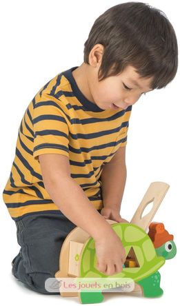 Caja con forma de tortuga TL8456 Tender Leaf Toys 3