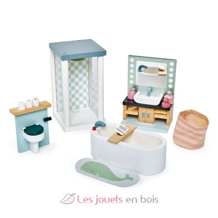 Baño para casa de muñecas TL8151 Tender Leaf Toys 1