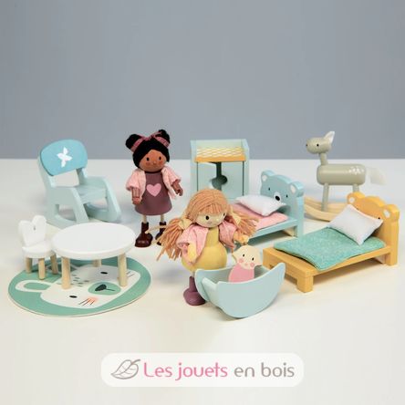 Habitación infantil para casa de muñecas TL8155 Tender Leaf Toys 2