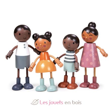Familia de muñecas de madera TL8191 Tender Leaf Toys 1