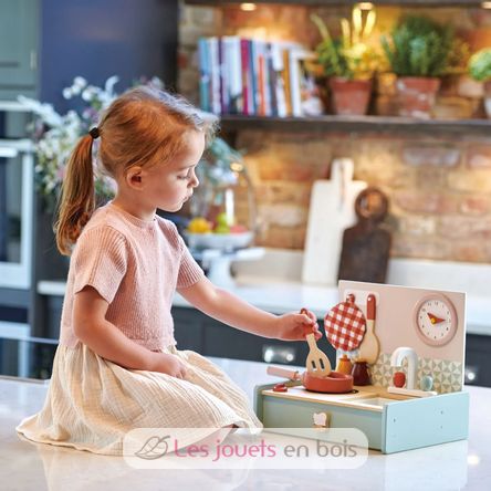 Cocina plegable de madera TL8201 Tender Leaf Toys 5