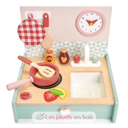 Cocina plegable de madera TL8201 Tender Leaf Toys 1