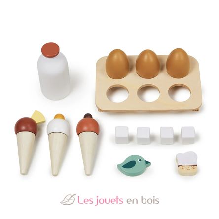 Refrigerador de madera TL8208 Tender Leaf Toys 6