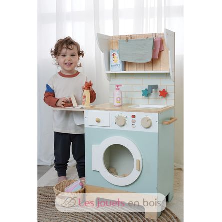 Lavadora de madera para niños TL8209 Tender Leaf Toys 10