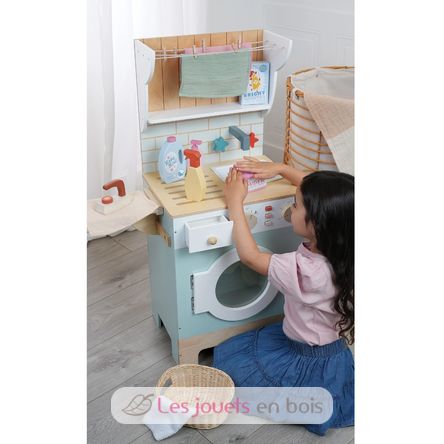 Lavadora de madera para niños TL8209 Tender Leaf Toys 11