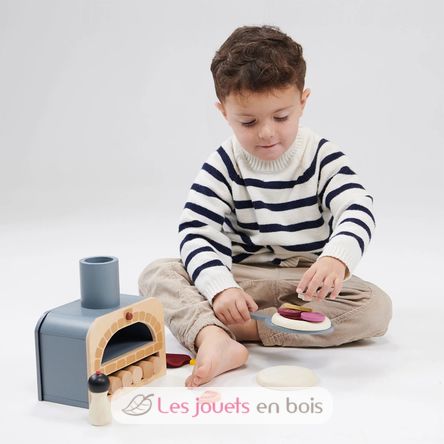 Horno de pizza de madera TL8244 Tender Leaf Toys 4