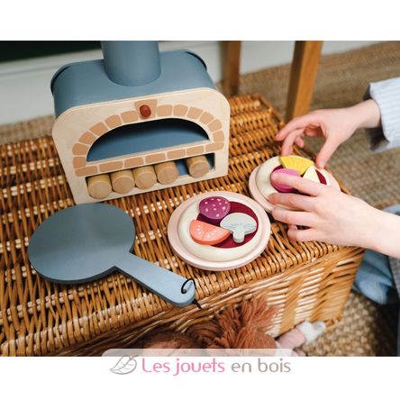 Horno de pizza de madera TL8244 Tender Leaf Toys 5
