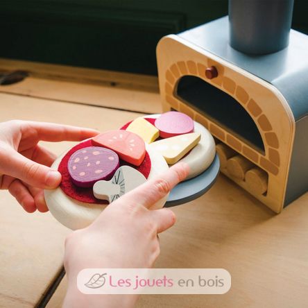 Horno de pizza de madera TL8244 Tender Leaf Toys 6