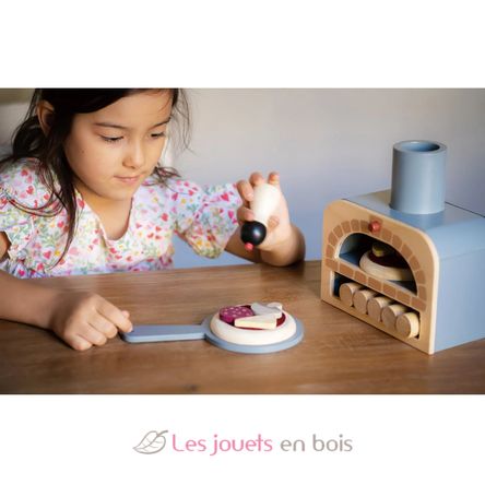 Horno de pizza de madera TL8244 Tender Leaf Toys 7