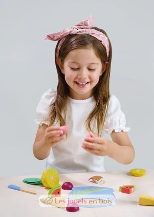 Tabla de fruta tropical TL8281 Tender Leaf Toys 3