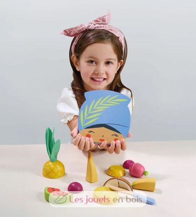 Tabla de fruta tropical TL8281 Tender Leaf Toys 4