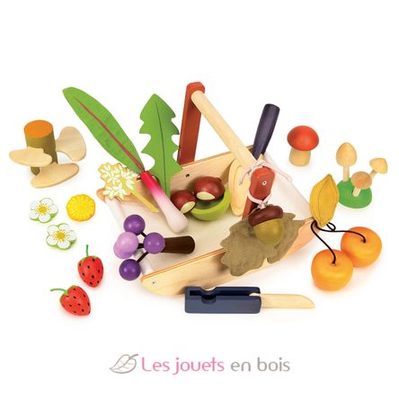 Canasta de vegetación silvestre TL8294 Tender Leaf Toys 2