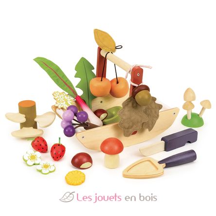 Canasta de vegetación silvestre TL8294 Tender Leaf Toys 1