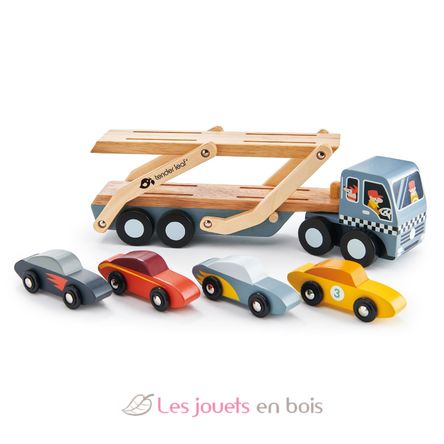 Camión transportador de coches TL8346 Tender Leaf Toys 2