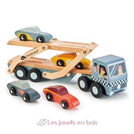 Camión transportador de coches TL8346 Tender Leaf Toys 1