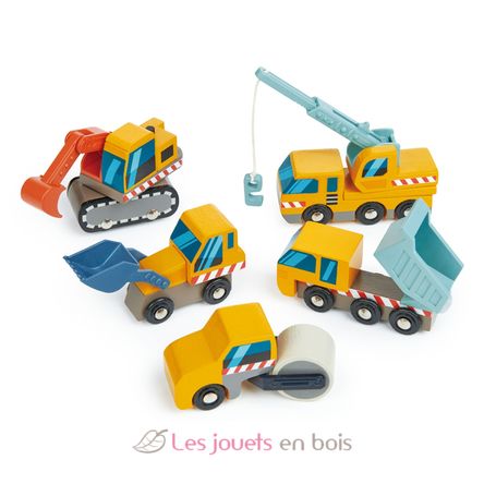 Conjunto de vehículos de construcción TL8355 Tender Leaf Toys 2