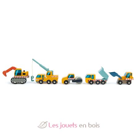 Conjunto de vehículos de construcción TL8355 Tender Leaf Toys 3
