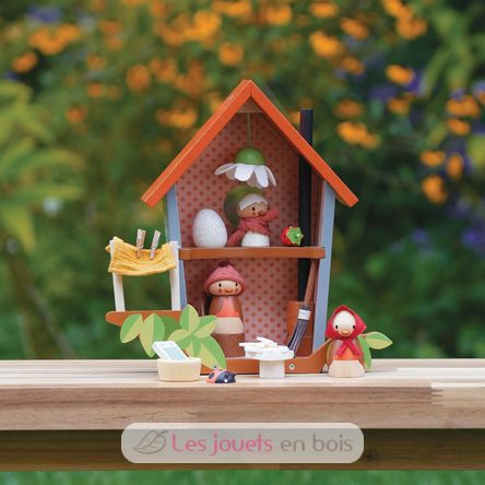 Casa del árbol de pajaritos TL8378 Tender Leaf Toys 8