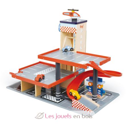 Garaje y estación de servicio TL8581 Tender Leaf Toys 1