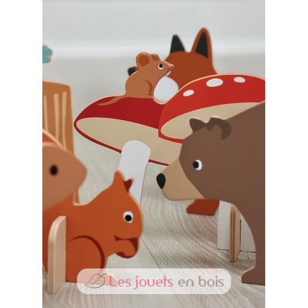 Juego de croquet con animales del bosque TL8622 Tender Leaf Toys 6