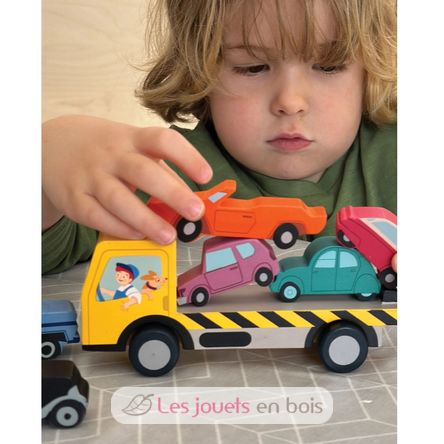 Camión de autos apilables TL8663 Tender Leaf Toys 6