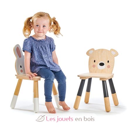 Mesa y sillas infantiles de MDF y madera TL8801 Tender Leaf Toys 2