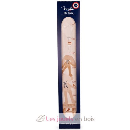 Medidor infantil de madera Oso natural MA0262 Maïlou Tradition 2