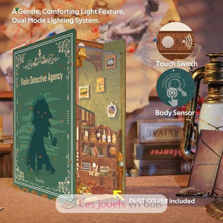 Book Nook Agencia de detectives Violín T-TQ117 Tonecheer 6