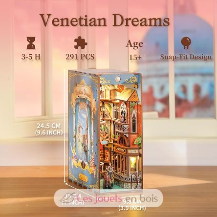 Book Nook Sueños venecianos T-TQ143 Tonecheer 3