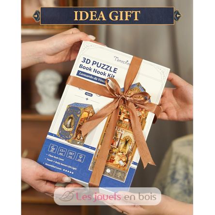 Book Nook Leonardo da Vinci T-TQ135 Tonecheer 7