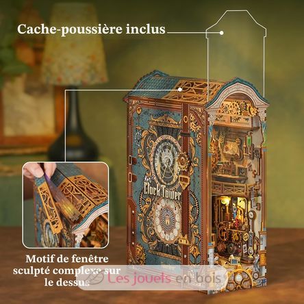 Book Nook Torre del reloj T-TQ136 Tonecheer 5