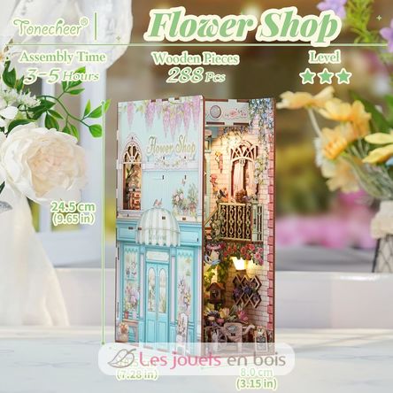Book Nook Floristería T-TQ141 Tonecheer 3