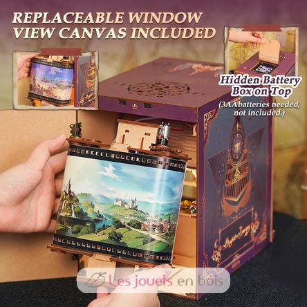 Book Nook Infinity Train Viaje mágico T-TQ441 Tonecheer 4