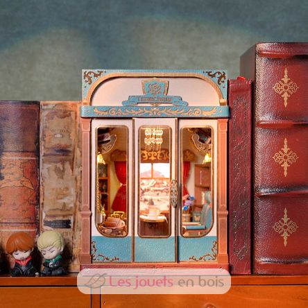 Book Nook Infinity Train Viajar por Europa T-TQ443 Tonecheer 2