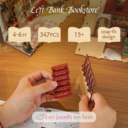 Book Nook Librería de la ribera izquierda T-TQ140 Tonecheer 7