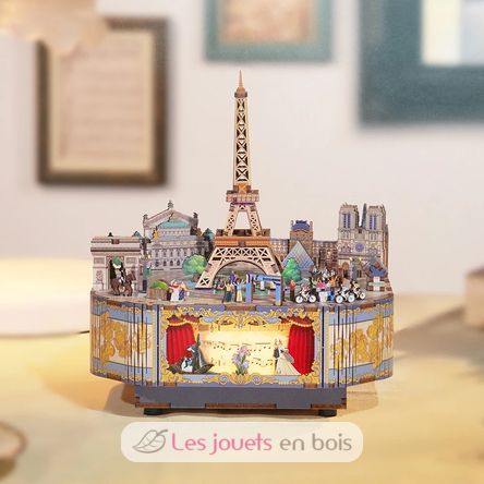Puzle 3D Caja de música París romántico T-TQ036 Tonecheer 2