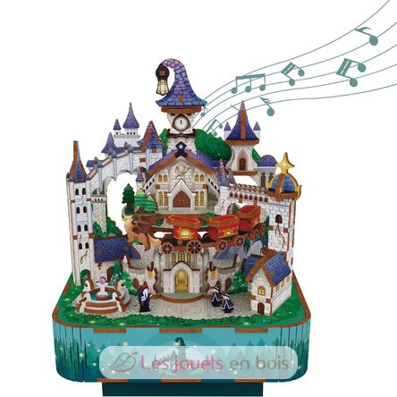 Puzle 3D Caja de música Castillo mágico T-TQ064 Tonecheer 8