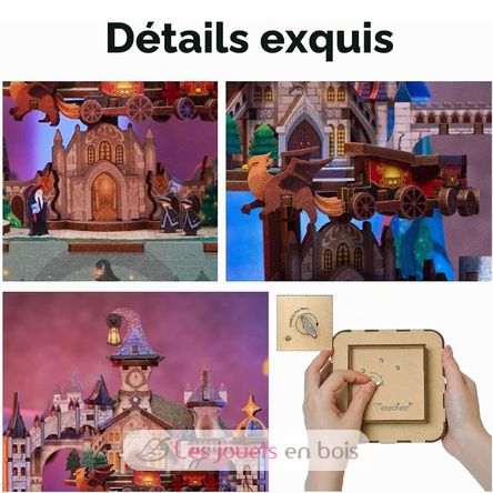 Puzle 3D Caja de música Castillo mágico T-TQ064 Tonecheer 4