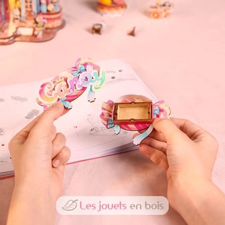 Puzle 3D Taller de dulces T-TQ424 Tonecheer 3