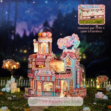 Puzle 3D Taller de dulces T-TQ424 Tonecheer 7