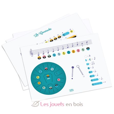 Tambor de lengua de 11 notas V8381 Vilac 2